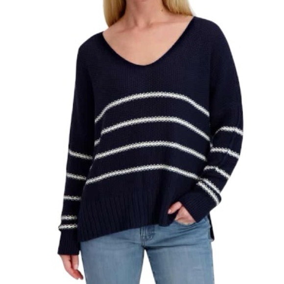 Lucky Brand Sweaters - Lucky Brand Striped Textured Sweater